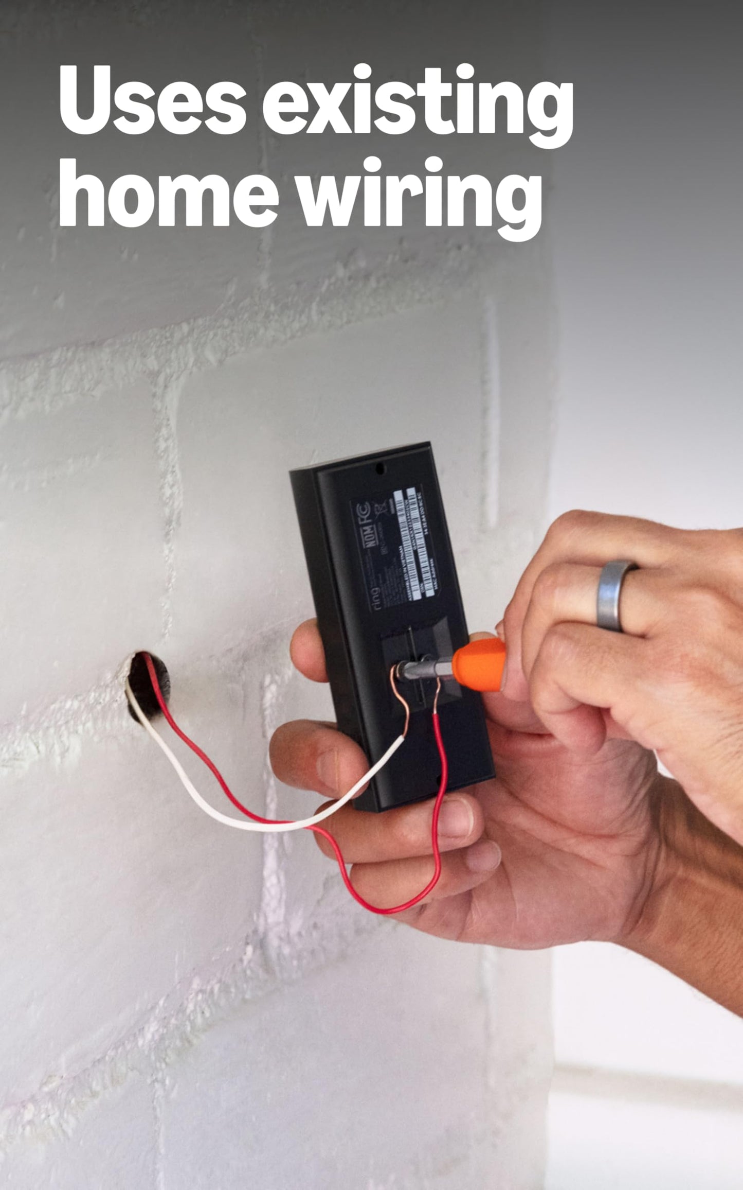 Ring Video Wired Doorbell (newest model), Home or business security, Two-Way Talk, advanced motion detection, HD camera and real-time alerts to monitor your front door (wiring required)