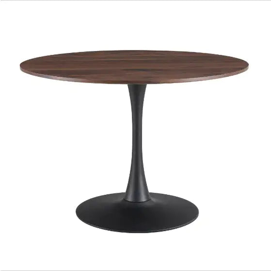Tulip Dining Table,42" Diameter Round, Natural Wood, Modern Design