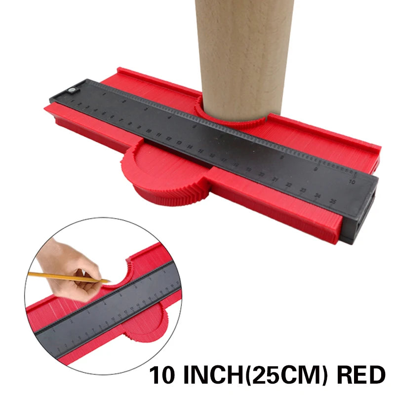 Product Title: Contour Gauge Cutting Template Tool – Woodworking Ruler for Measuring, Construction Contour Tool for DIY Projects