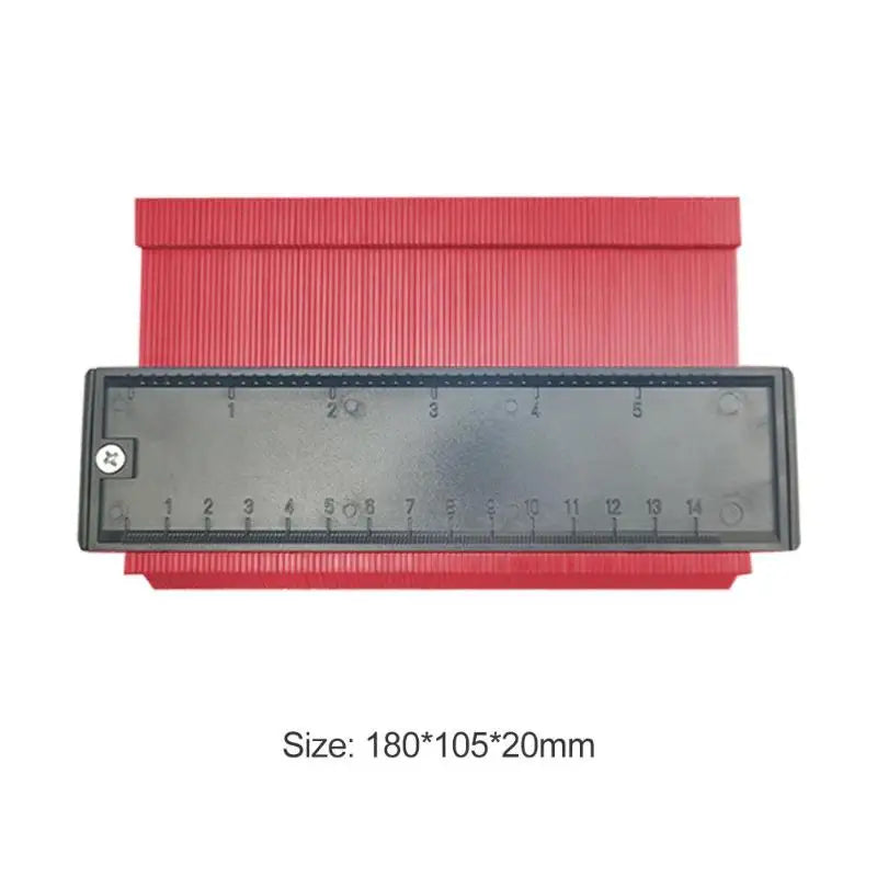 20-Inch Plastic Profile Copy Gauge Contour Duplicator Tool for Tiling, Wood, and Laminate Measurement – CE & RoHS Certified