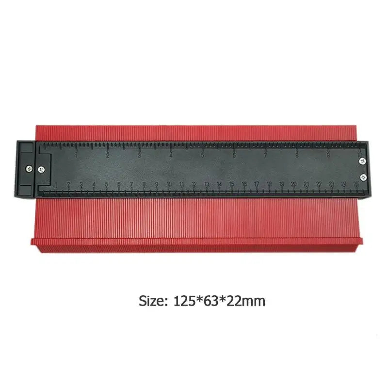20-Inch Plastic Profile Copy Gauge Contour Duplicator Tool for Tiling, Wood, and Laminate Measurement – CE & RoHS Certified