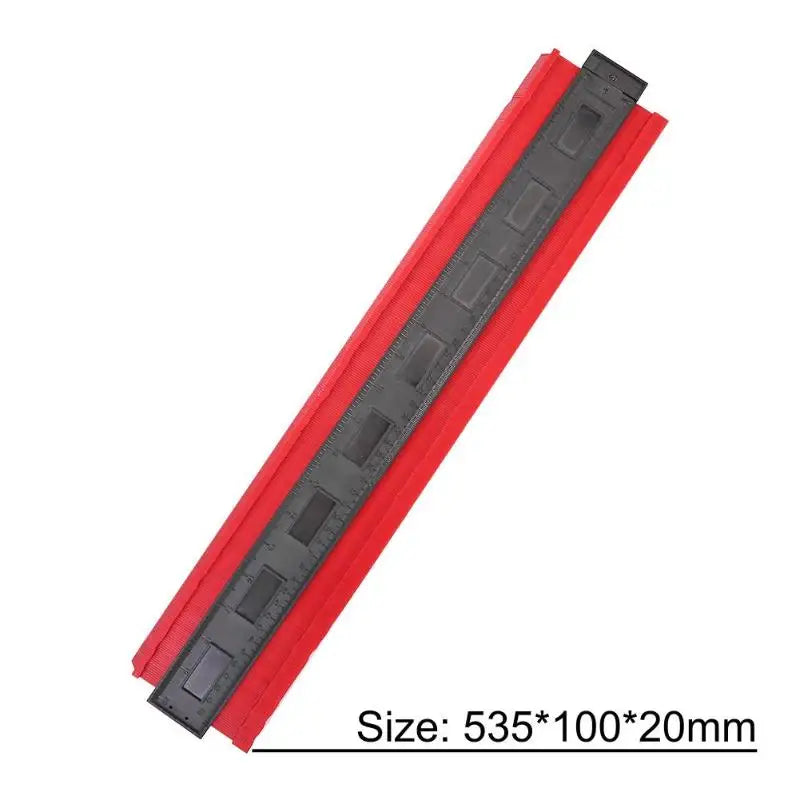 20-Inch Plastic Profile Copy Gauge Contour Duplicator Tool for Tiling, Wood, and Laminate Measurement – CE & RoHS Certified
