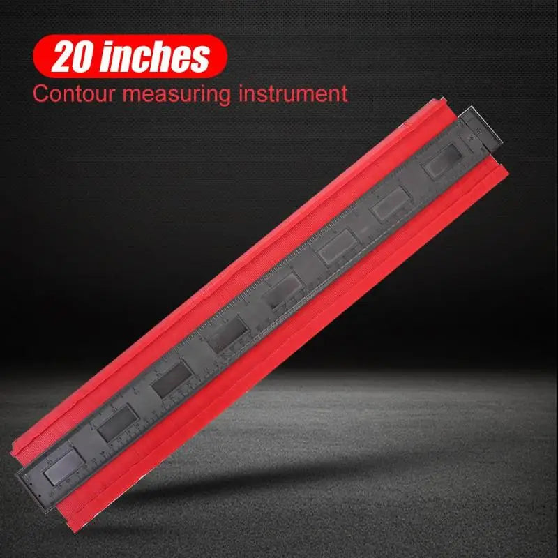 20-Inch Plastic Profile Copy Gauge Contour Duplicator Tool for Tiling, Wood, and Laminate Measurement – CE & RoHS Certified