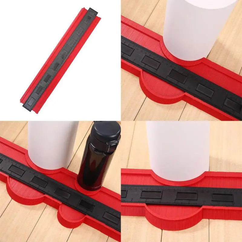 20-Inch Plastic Profile Copy Gauge Contour Duplicator Tool for Tiling, Wood, and Laminate Measurement – CE & RoHS Certified