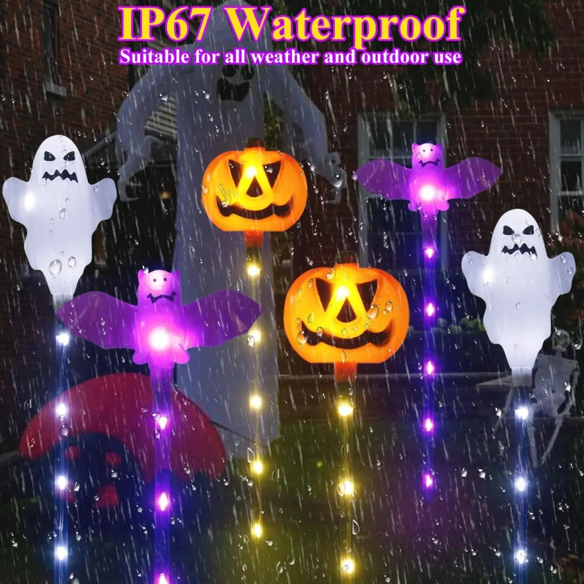 Solar Halloween Landscape Decor 6 Pcs -SHS244