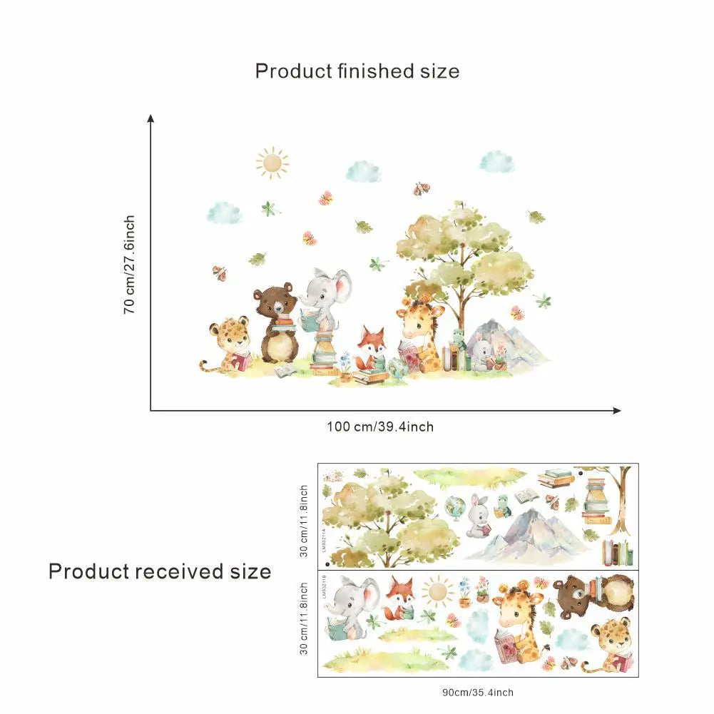 Cute Forest Animals Wall Stickers -SHS1