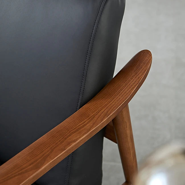 Modern Wooden Leisure Chair – Contemporary Solid Wood Frame with Fabric Upholstery – Stylish Home and Office Furniture -SHS2112