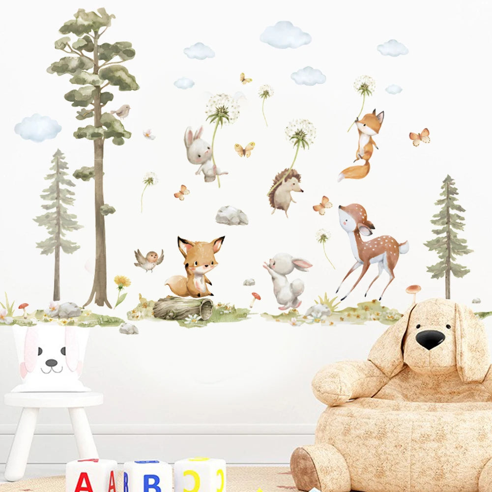 Cute Forest Animals Wall Stickers -SHS1