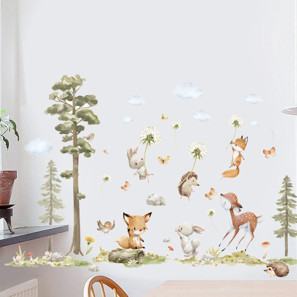 Cute Forest Animals Wall Stickers -SHS1