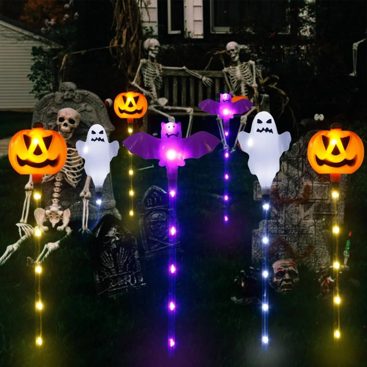 Solar Halloween Landscape Decor 6 Pcs -SHS244