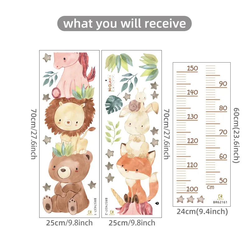 Cute Forest Animals Wall Stickers -SHS1