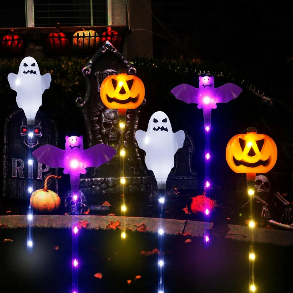Solar Halloween Landscape Decor 6 Pcs -SHS244