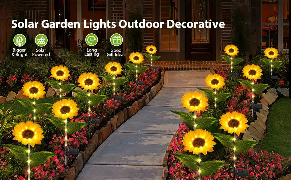 Solar Sunflower Delight 4 Pack - SHS242