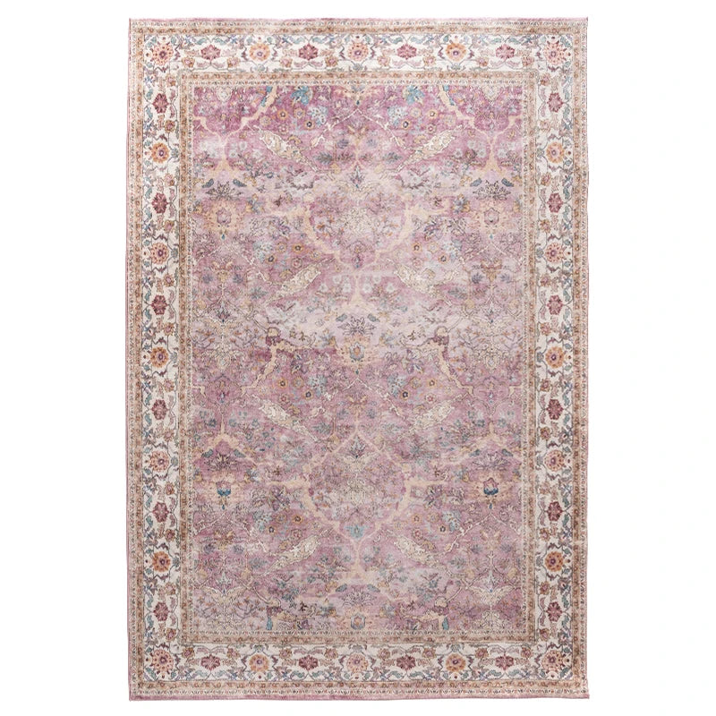 Luxury Retro Plush Rug - Soft Fluffy Mat for Bedroom, Living Room & Cloakroom