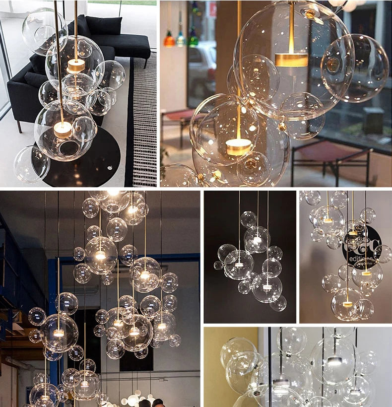 Bubble Glow Chandelier -SHS5