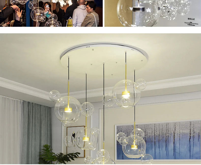 Bubble Glow Chandelier -SHS5
