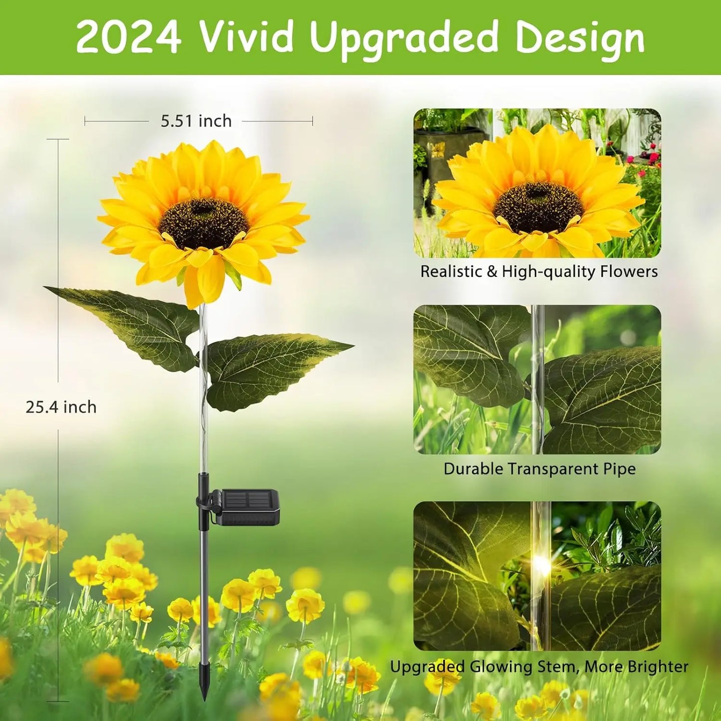 Solar Sunflower Delight 4 Pack - SHS242