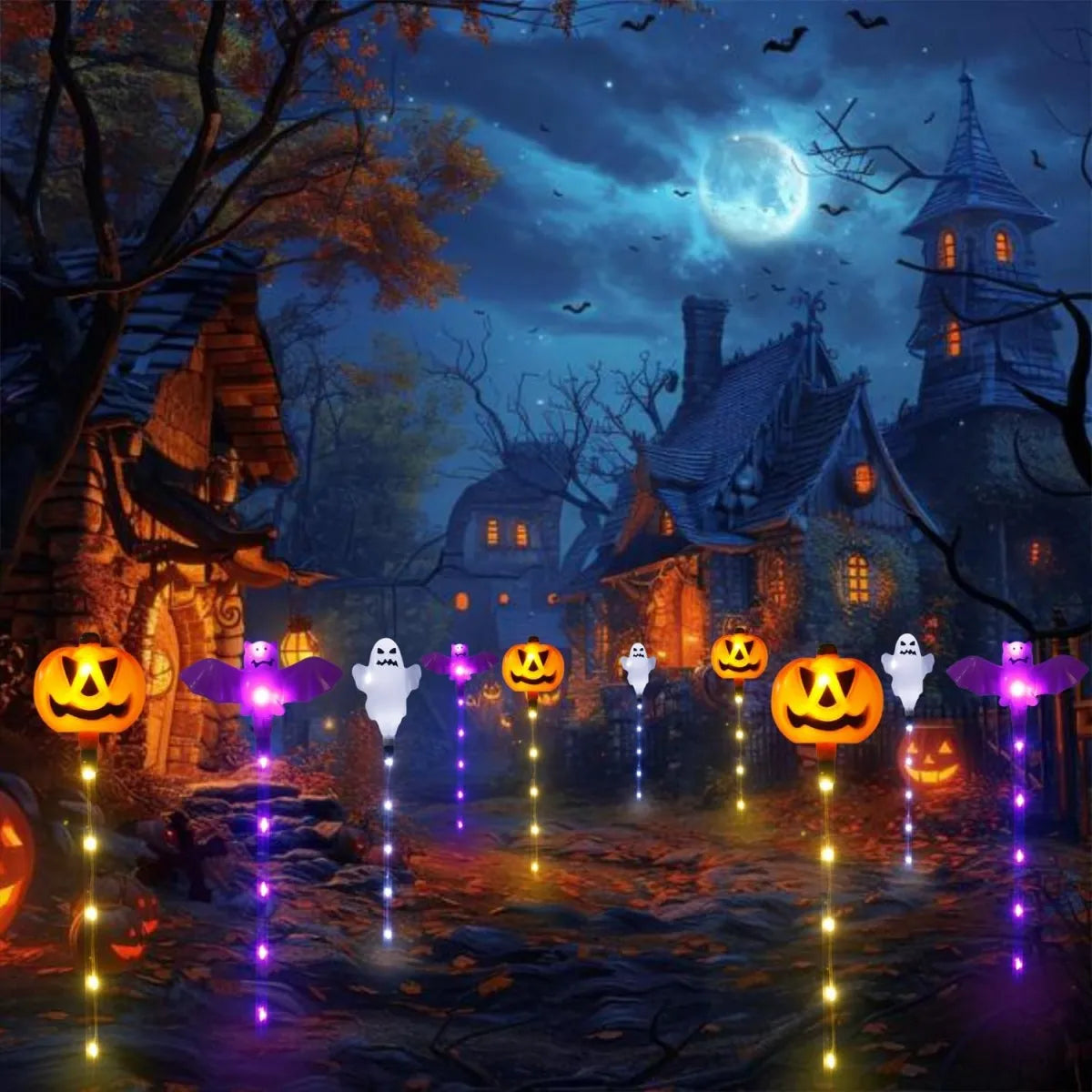 Solar Halloween Landscape Decor 6 Pcs -SHS244