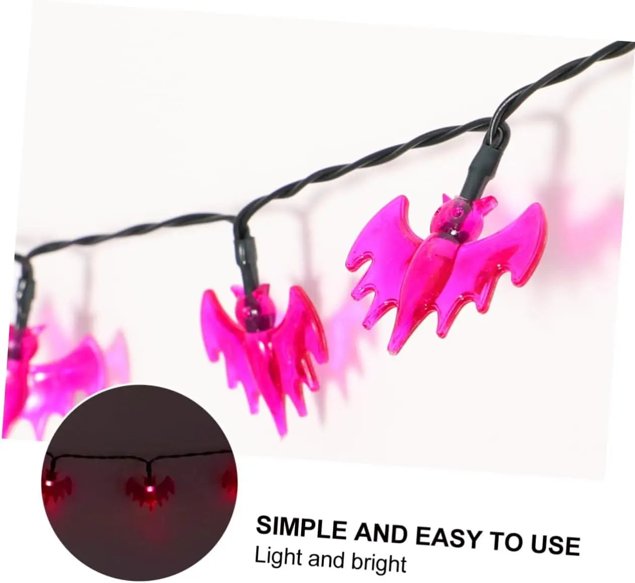 Solar Spooktacular Bat Lights -SHS237