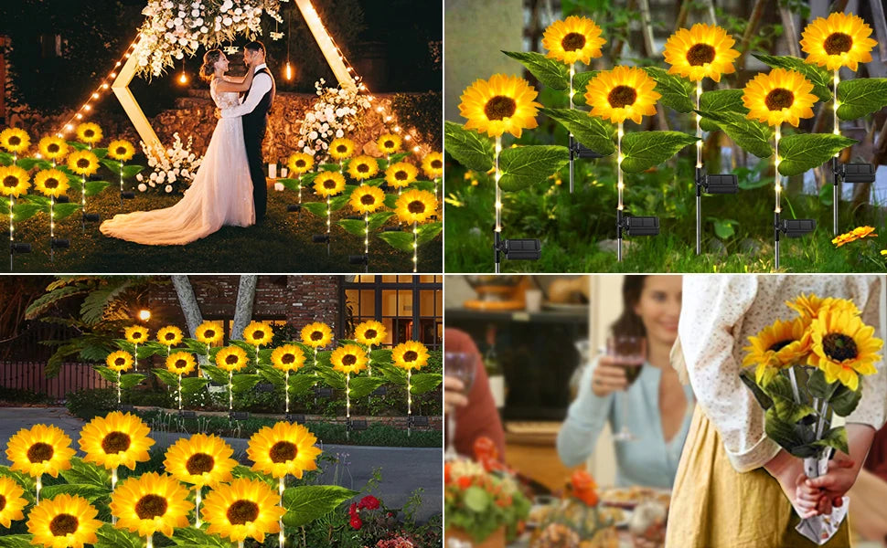 Solar Sunflower Delight 4 Pack - SHS242