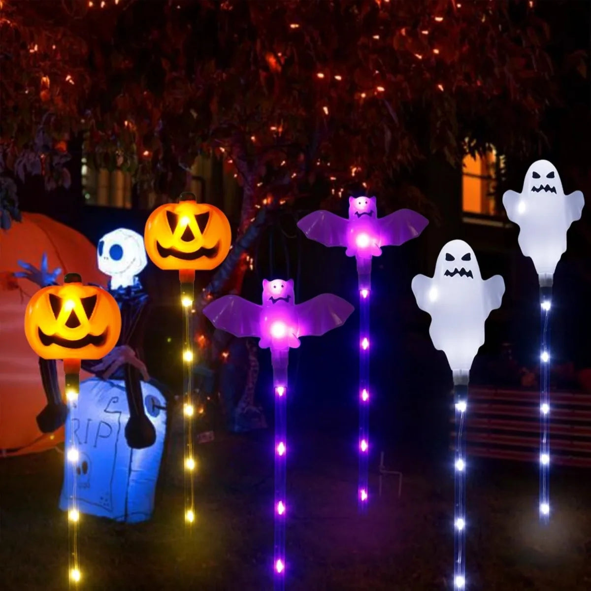 Solar Halloween Landscape Decor 6 Pcs -SHS244