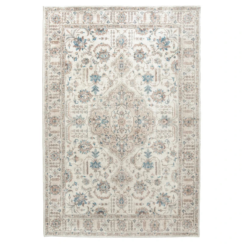 Luxury Retro Plush Rug - Soft Fluffy Mat for Bedroom, Living Room & Cloakroom