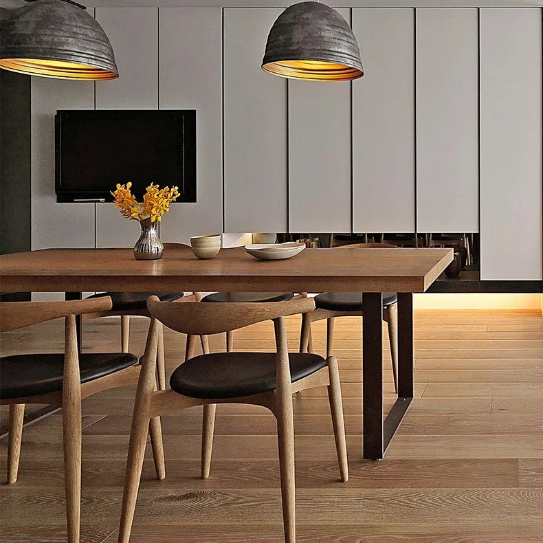 Luxury Modern Round Dining Table – Solid Wood Dining Room Set, Multifunctional Kitchen & Restaurant Table, Minimalist Style