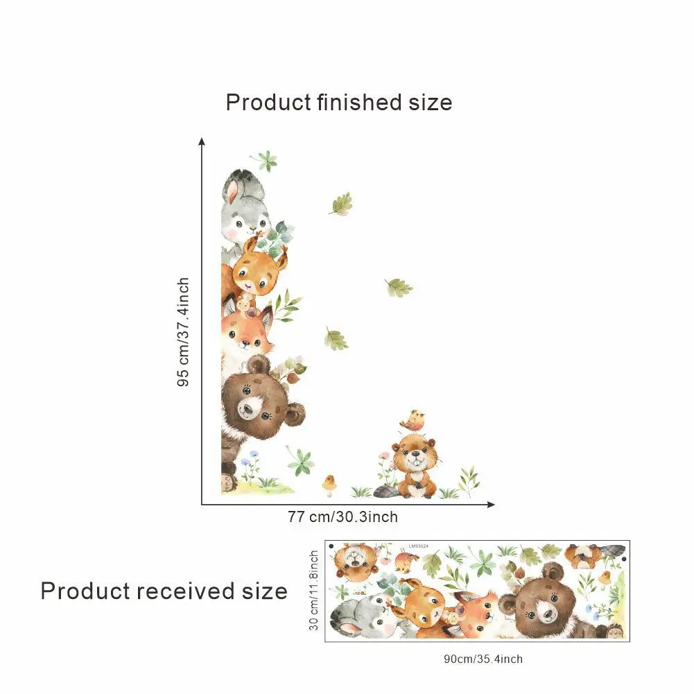 Cute Forest Animals Wall Stickers -SHS1