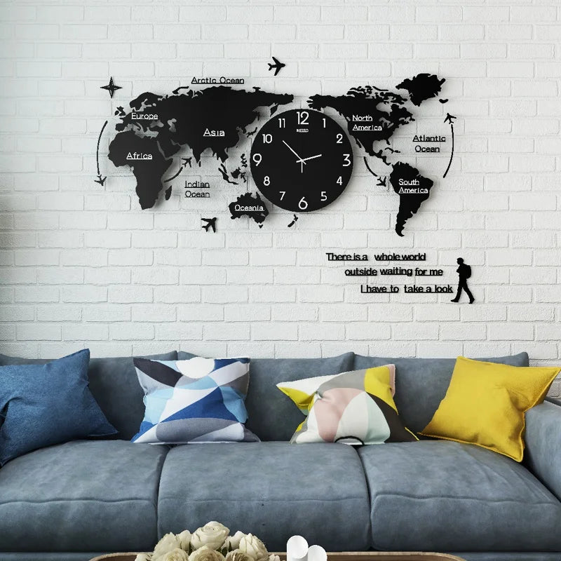 WES Acrylic Vista 3D Wall Clock -SHS108