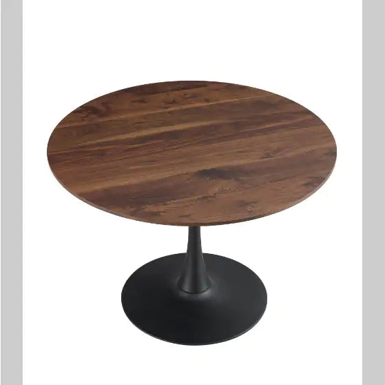 Tulip Dining Table,42" Diameter Round, Natural Wood, Modern Design