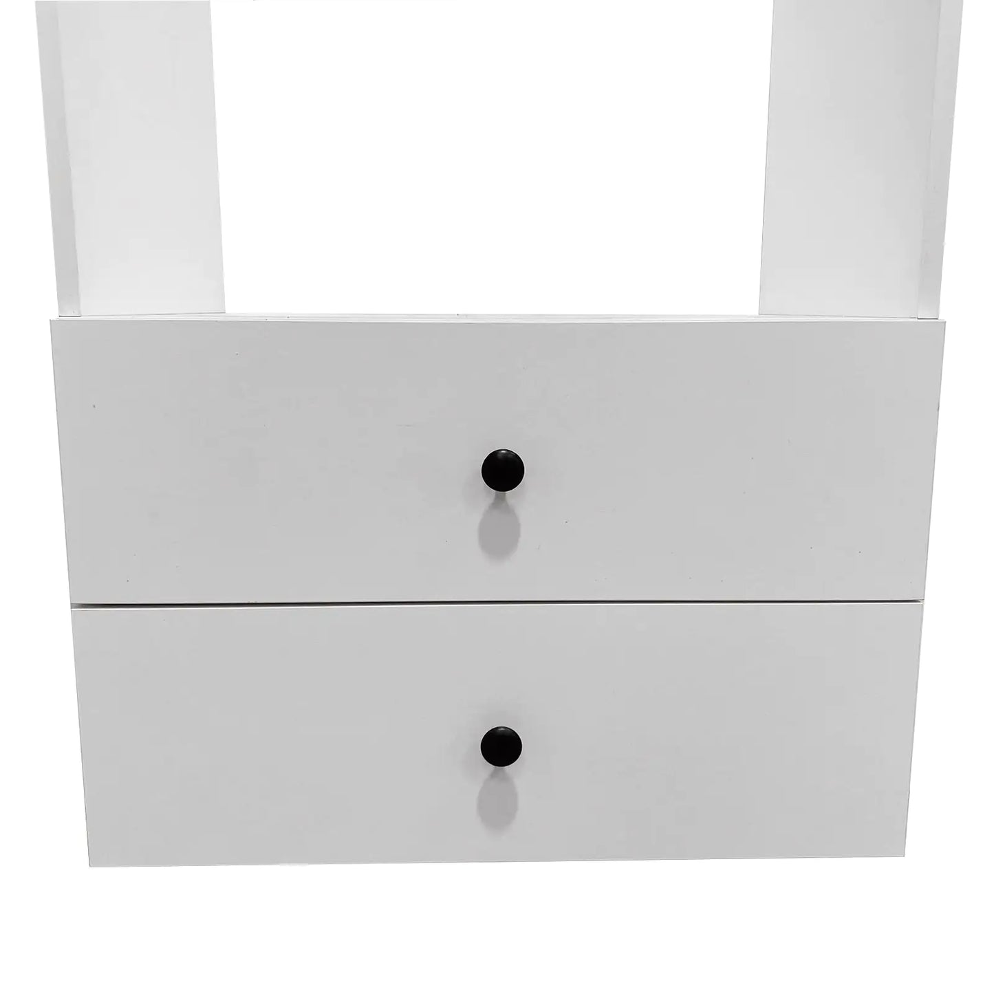 B2 Bathroom Shelves,Modular Wood Closet System Clothes Organizer, Closet System with 2 Closet Shelves, Closet Organizer System, Walk in Closet Organizers and Storage, Closet Systems for Walk in Closets, Closet(32" W x 16" D x 16" H)
