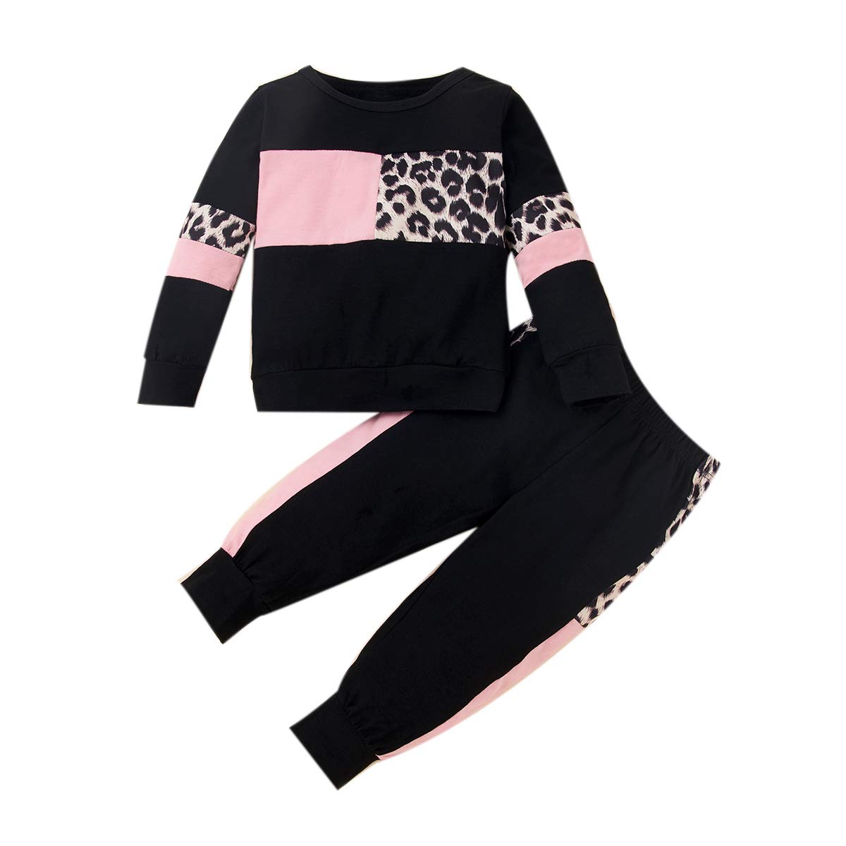 WESIDOM Toddler Girl Clothes Outfit Set 2 Piece Sweatsuit 1-7Y
