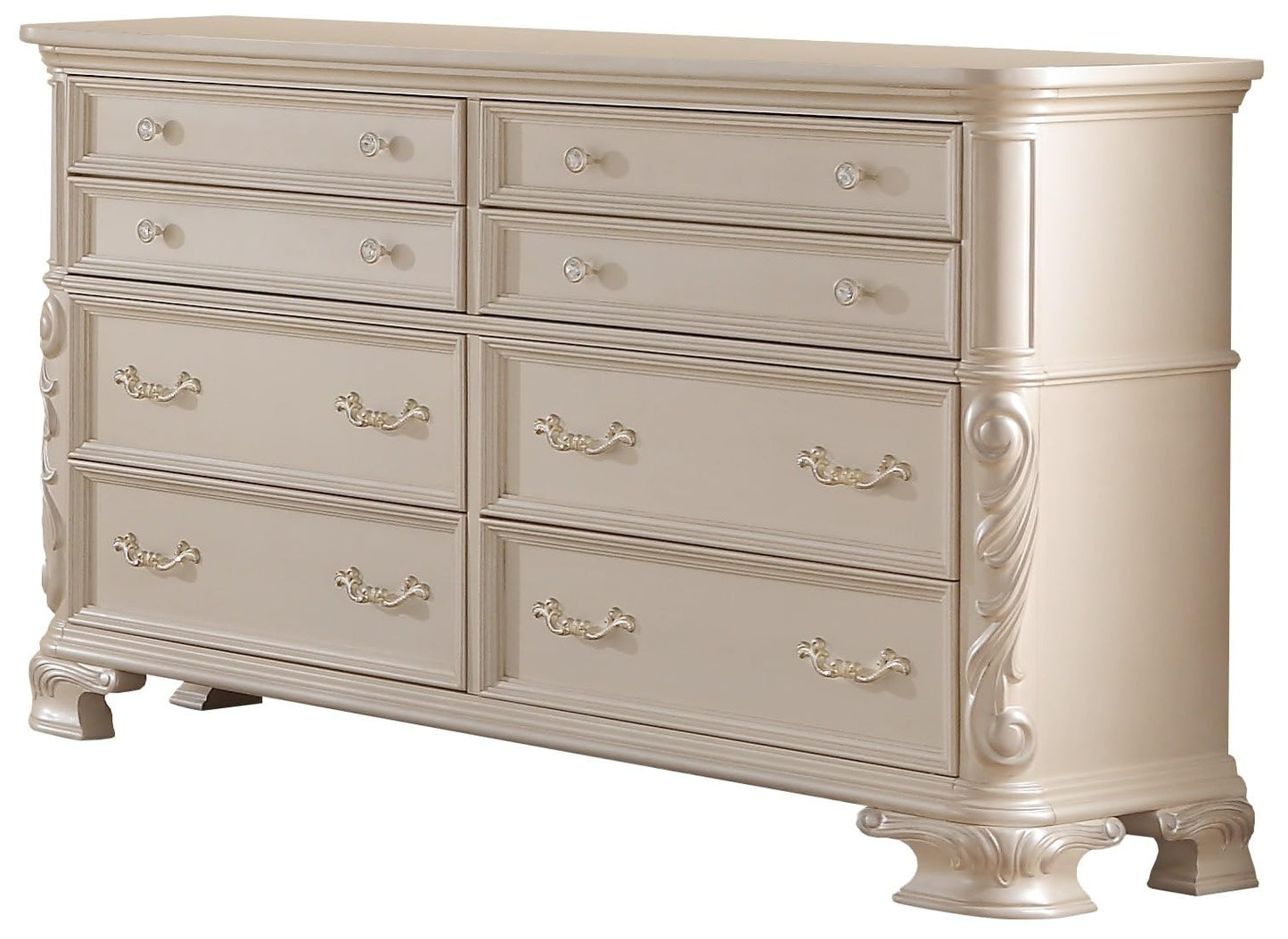 First of a Kind Victoria King 4 Piece Bedroom Set