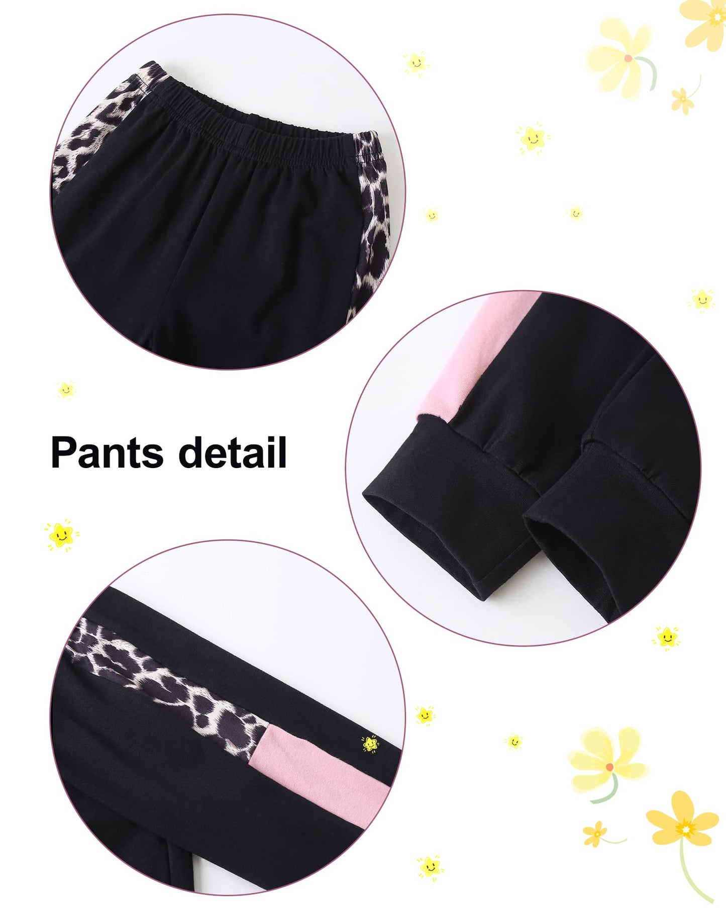 WESIDOM Toddler Girl Clothes Outfit Set 2 Piece Sweatsuit 1-7Y