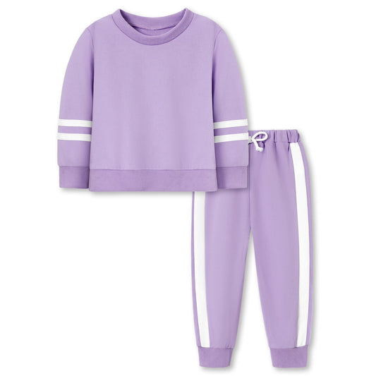 SOLOYEE Toddler Girl Clothes 2T 3T Girls Fall Outfits 2Pcs Sweatsuit Set