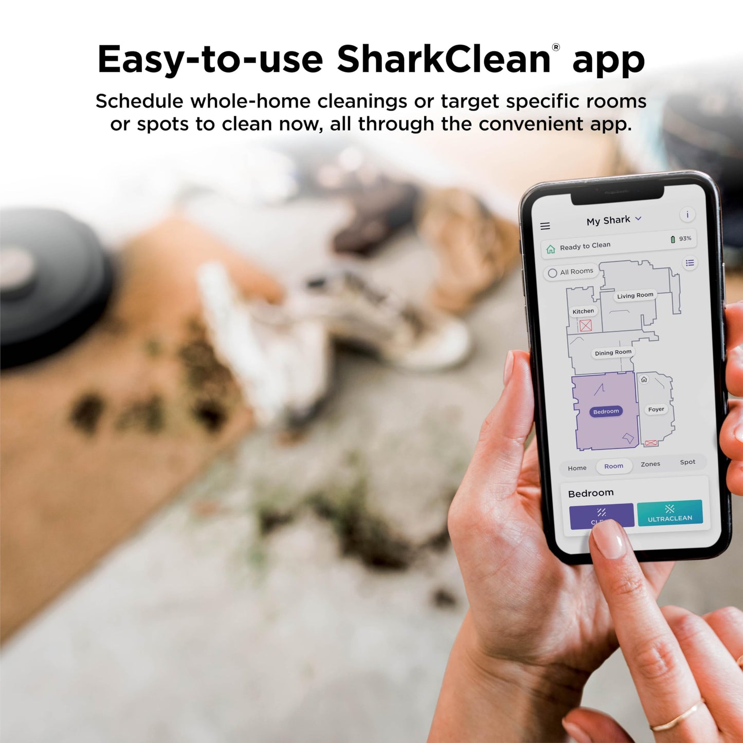Shark AV2501AE AI Robot Vacuum with XL HEPA Self-Empty Base, Bagless, 60-Day Capacity, LIDAR Navigation, Perfect for Pet Hair, Compatible with Alexa, Wi-Fi Connected, Carpet & Hard Floor, Black