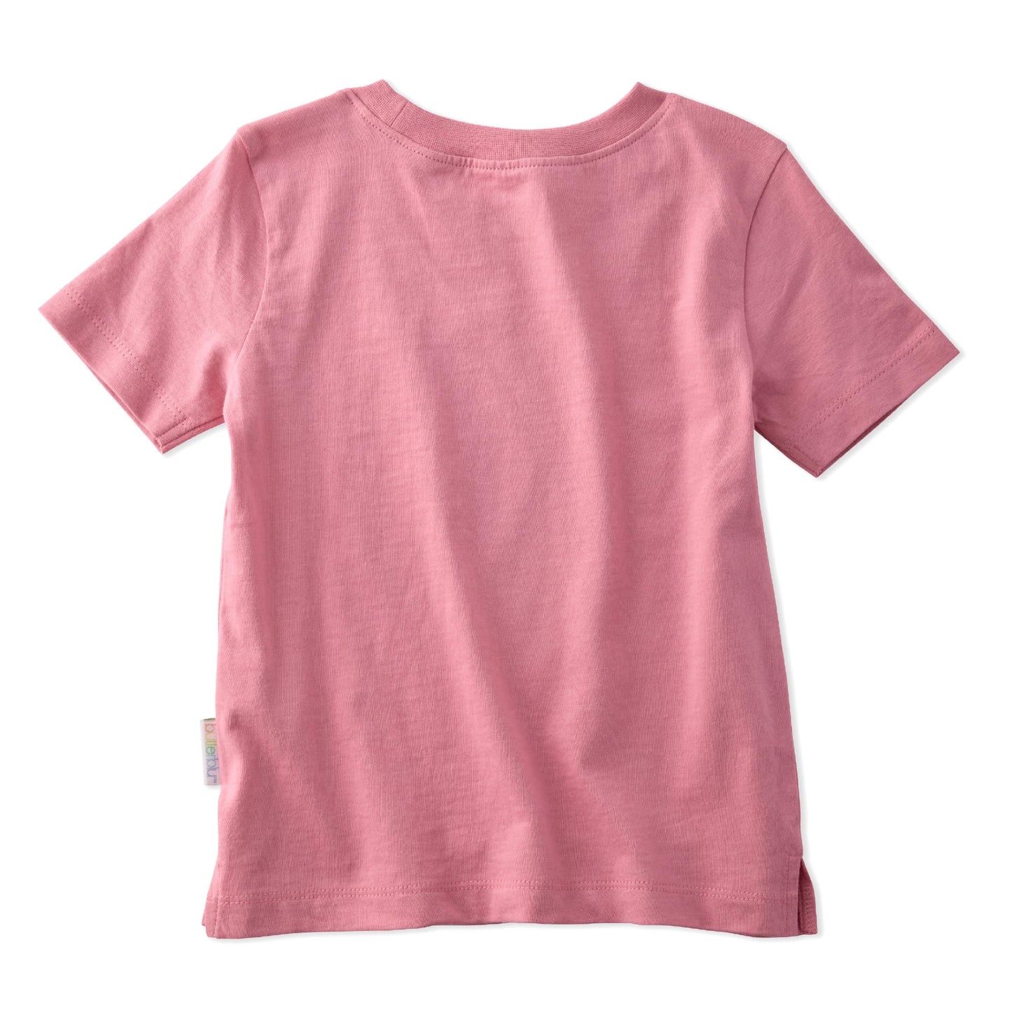 Butterblu Taylor 5-Pack Short Sleeve T-Shirts, 50% Organic Cotton Tees Pink