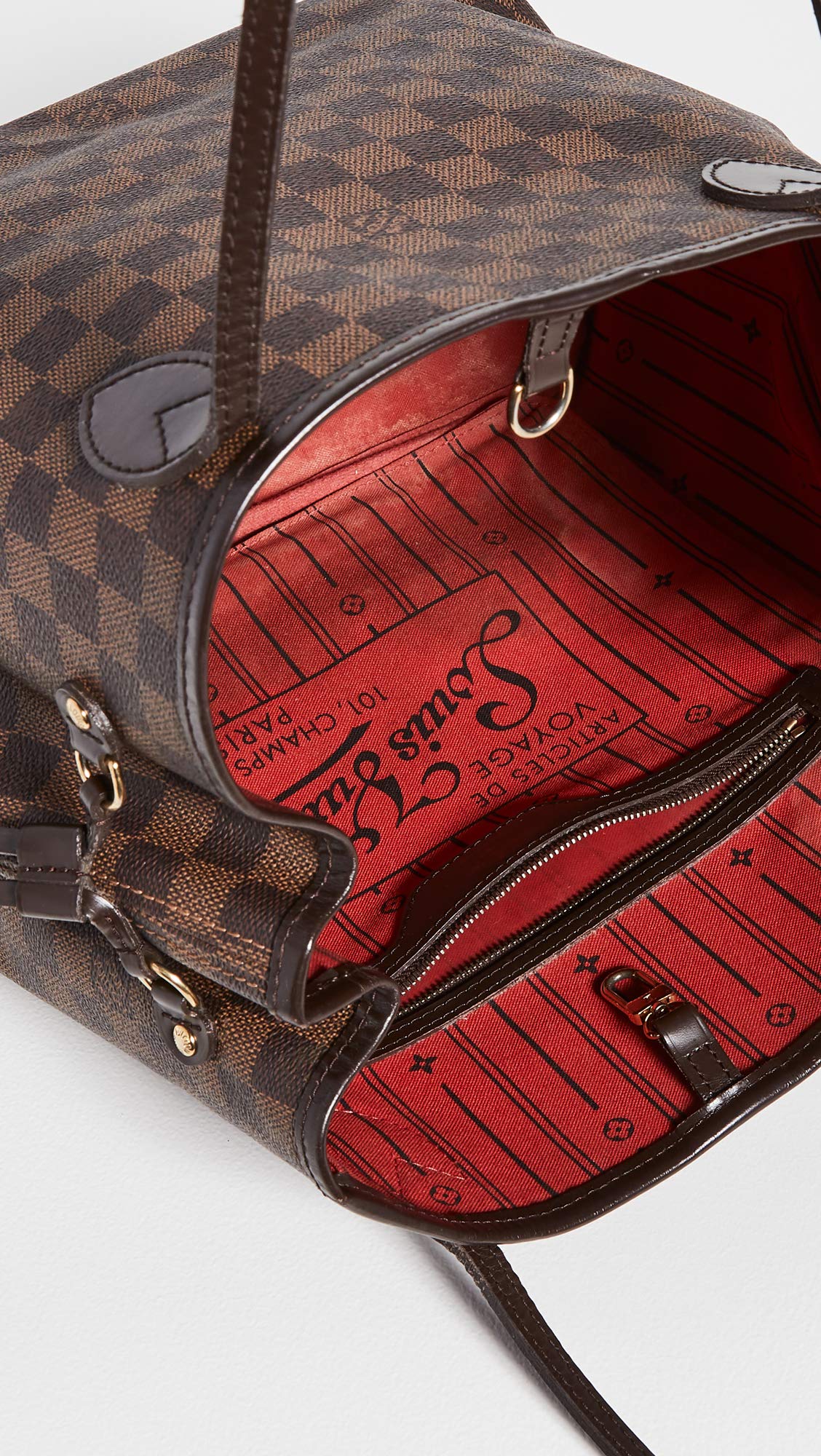 Louis Vuitton Neverfull Mm Damier Ebene Bag - Brown - One Size