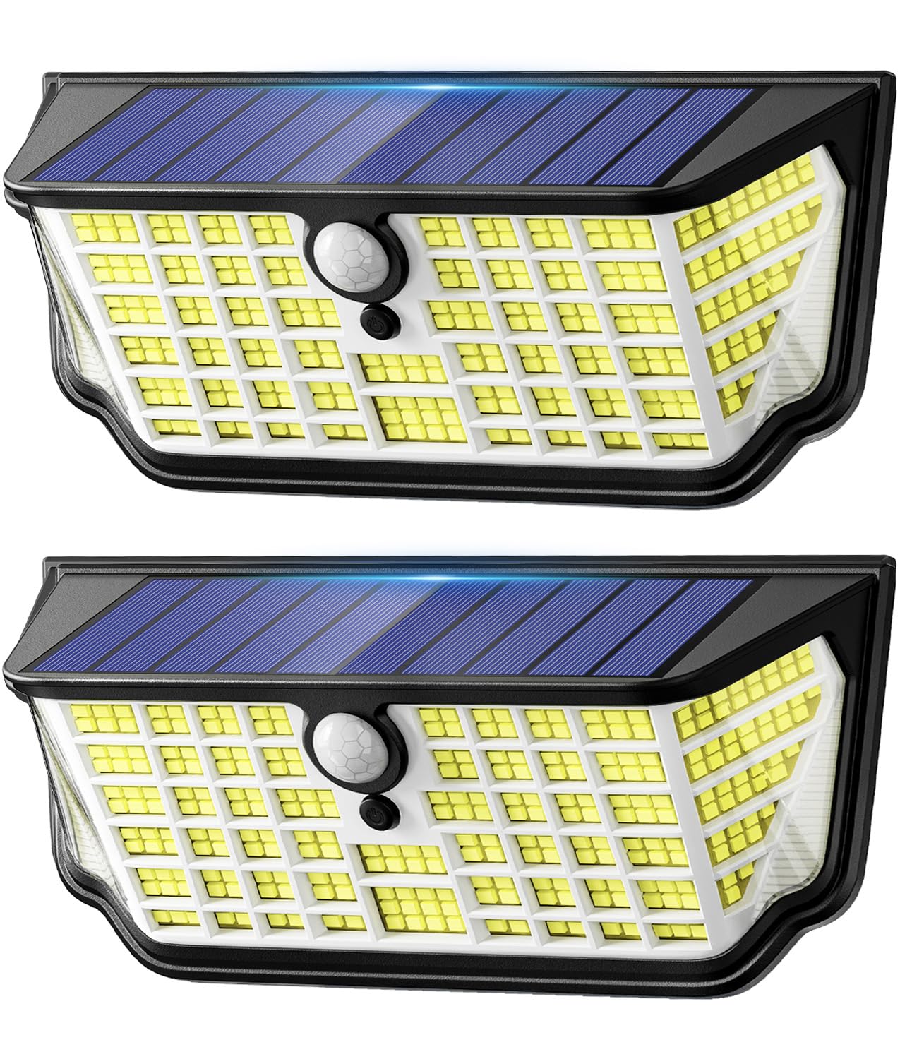 TuyLuxe Solar Motion Sensor Lights Outdoor, 4500LM & 300° Wide Flood Lights