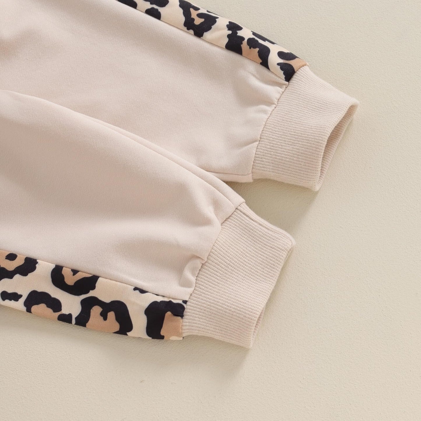 Kupretty Baby Girl Clothes Mama's Mini Sweatshirt Pants Set Khaki 12-18M