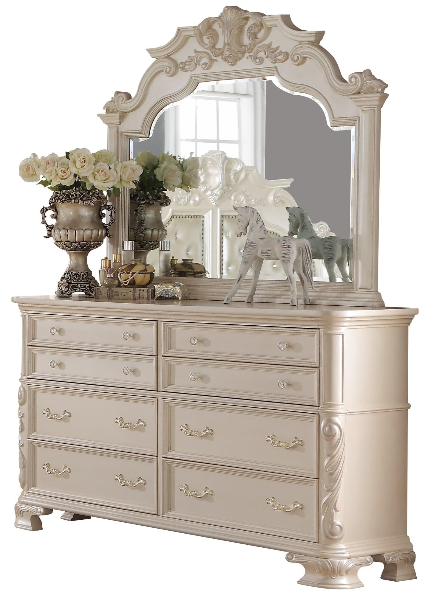 First of a Kind Victoria King 4 Piece Bedroom Set