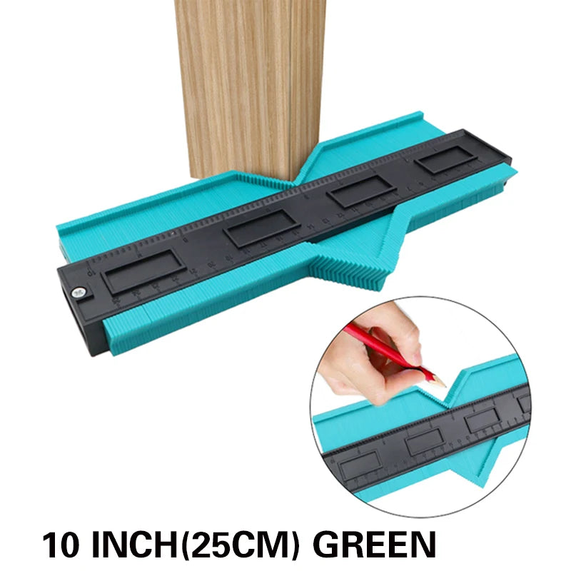 Product Title: Contour Gauge Cutting Template Tool – Woodworking Ruler for Measuring, Construction Contour Tool for DIY Projects