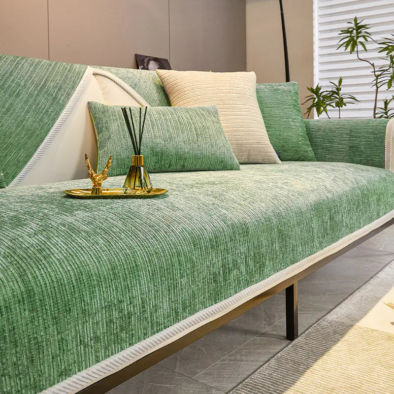 Universal Chenille Sofa Cover – All-Season Stretch Couch Protector