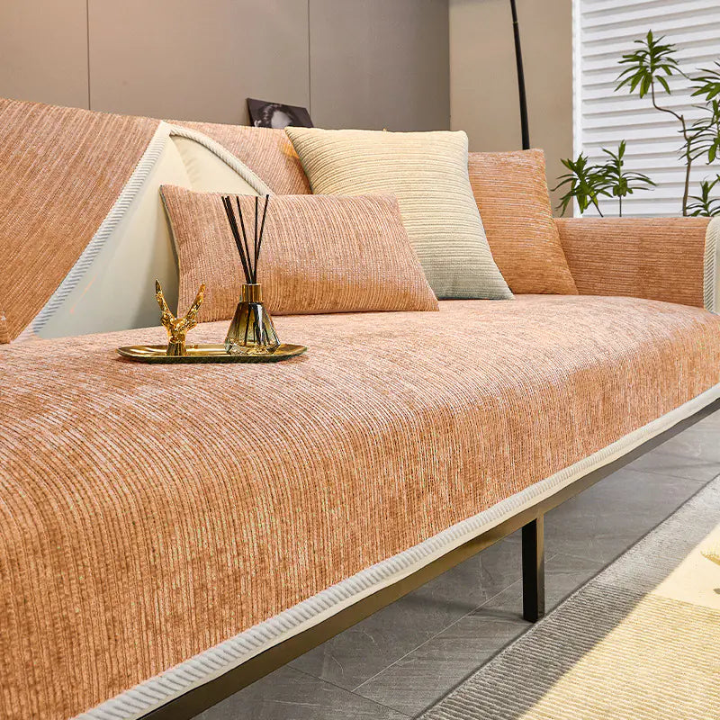 Universal Chenille Sofa Cover – All-Season Stretch Couch Protector