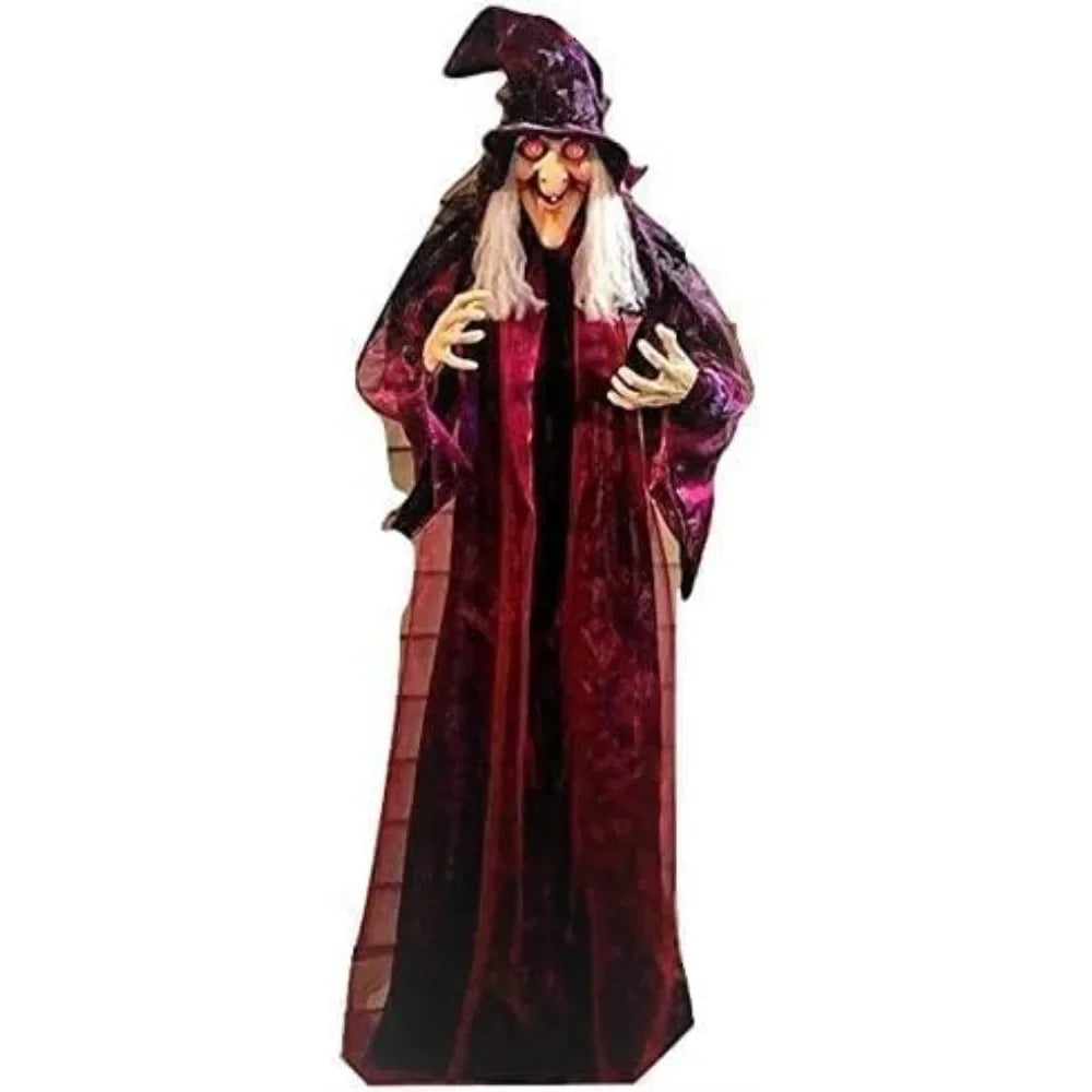 Spooky Flying Animatronic Witch -SHS18