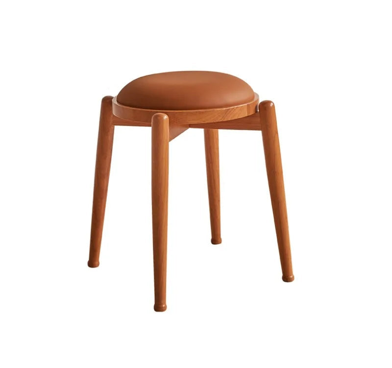 Modern Multifunctional Wooden Stool – Luxury Folding Design for Kitchen, Dining, and Home Use