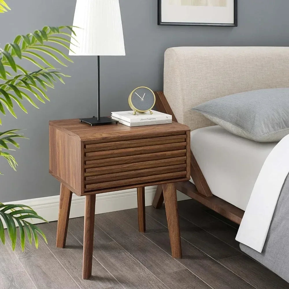 Walnut Haven Nightstand -SHS501