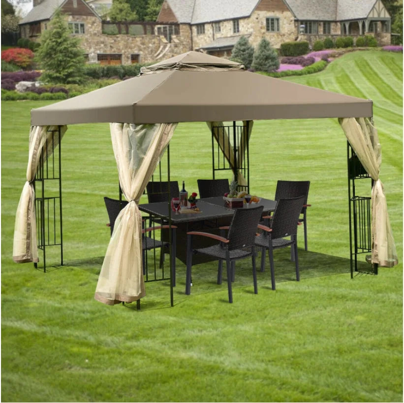 Steel Guard 10x10' Screw-Free Patio Canopy -SHS901