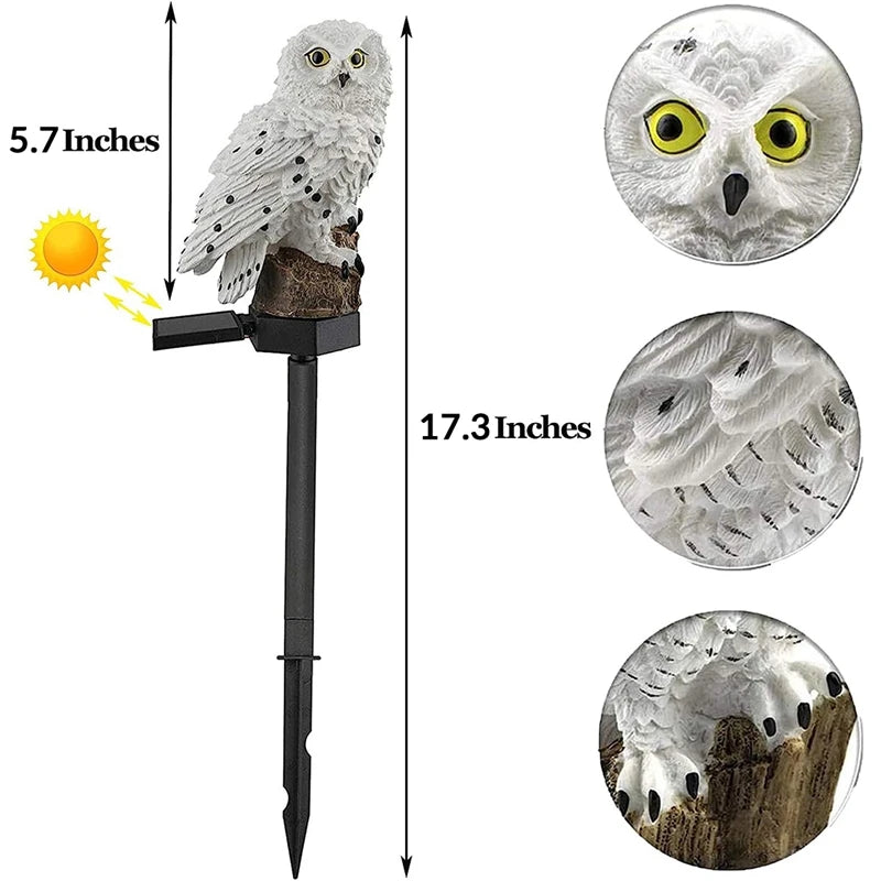 Solar Owl Patio Light -SHS202