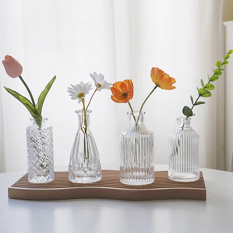 Retro Glass Flower Vase -SHS125